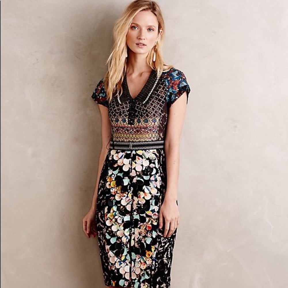 Byron Lars Anthropologie Margot Dress
